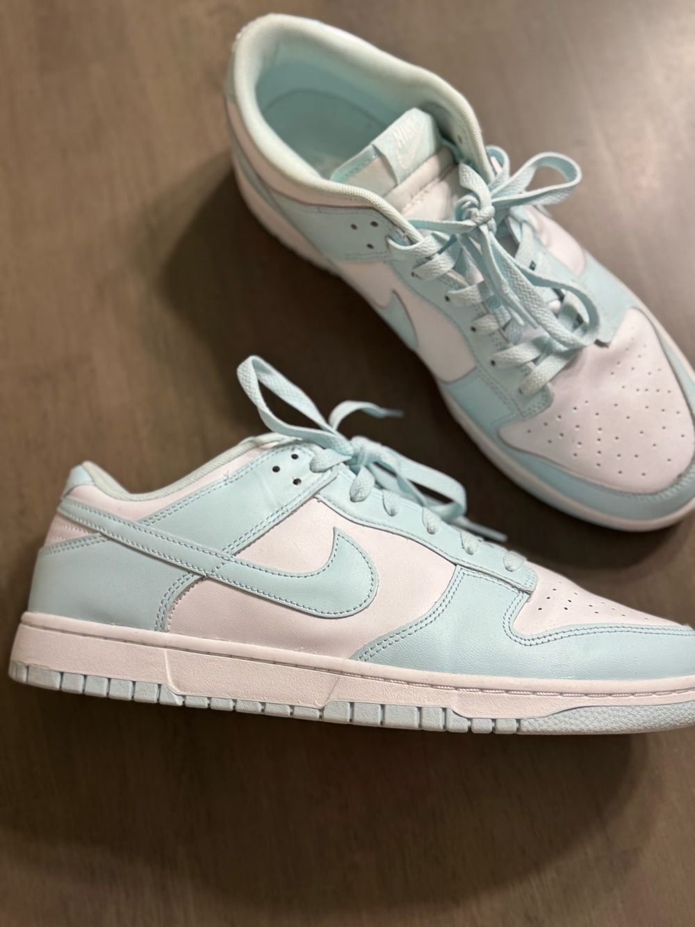 Nike Low Dunk Glacier Blue and White